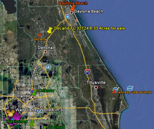 Florida Recreational Hunting Land Deland Daytona